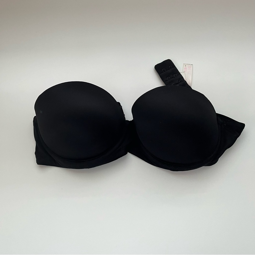 PINK Strapless Push-Up Bra in Black Size 32B